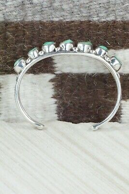 Turquoise and Sterling Silver Bracelet - Pricilla Reeder