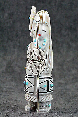 Hunter Zuni Fetish Carving - Claudia Peina