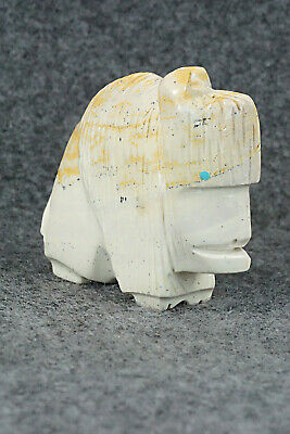 Buffalo Zuni Fetish Carving - Gilbert Lonjose