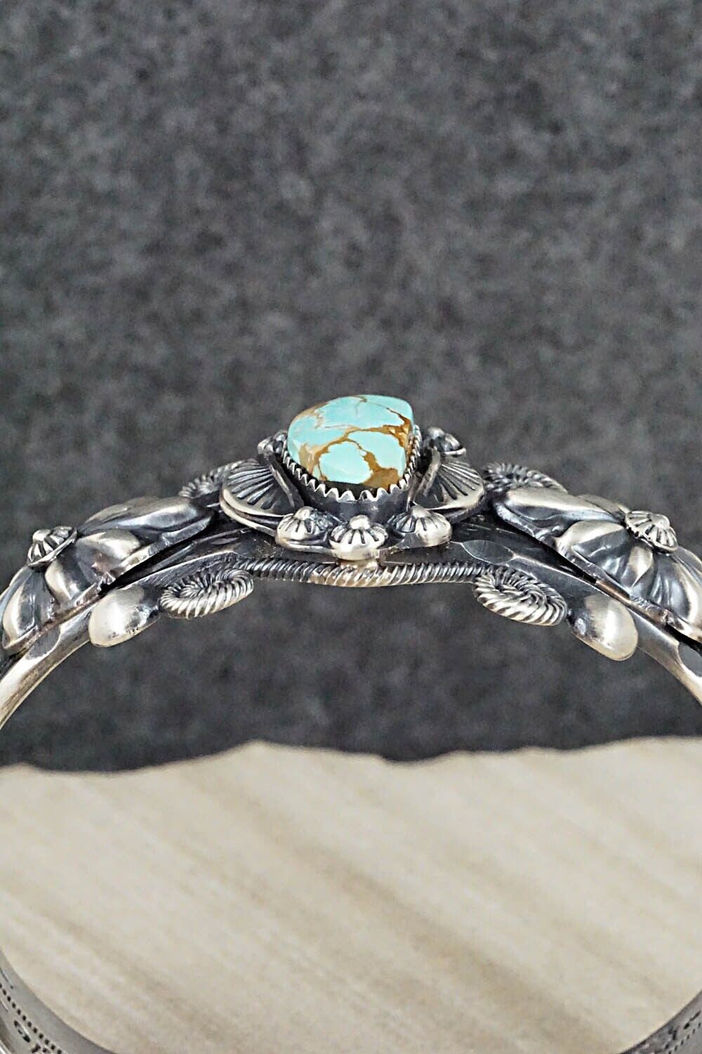 Turquoise & Sterling Silver Bracelet - Andrew Gordon