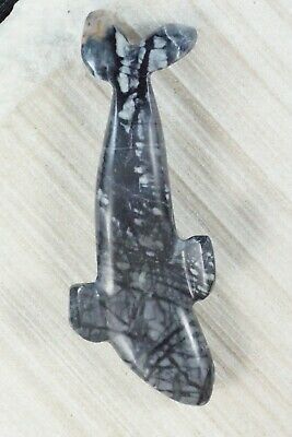 Whale Zuni Fetish Carving - Todd Etsate