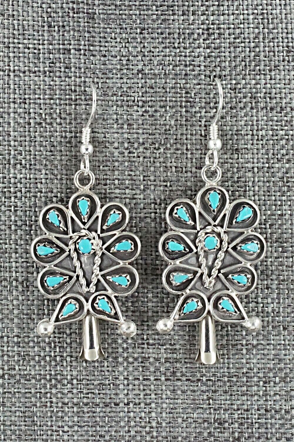 Turquoise & Sterling Silver Earrings - Tricia Leekity