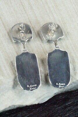 Turquoise & Sterling Silver Earrings - Randy Hooee - High Lonesome Trading
