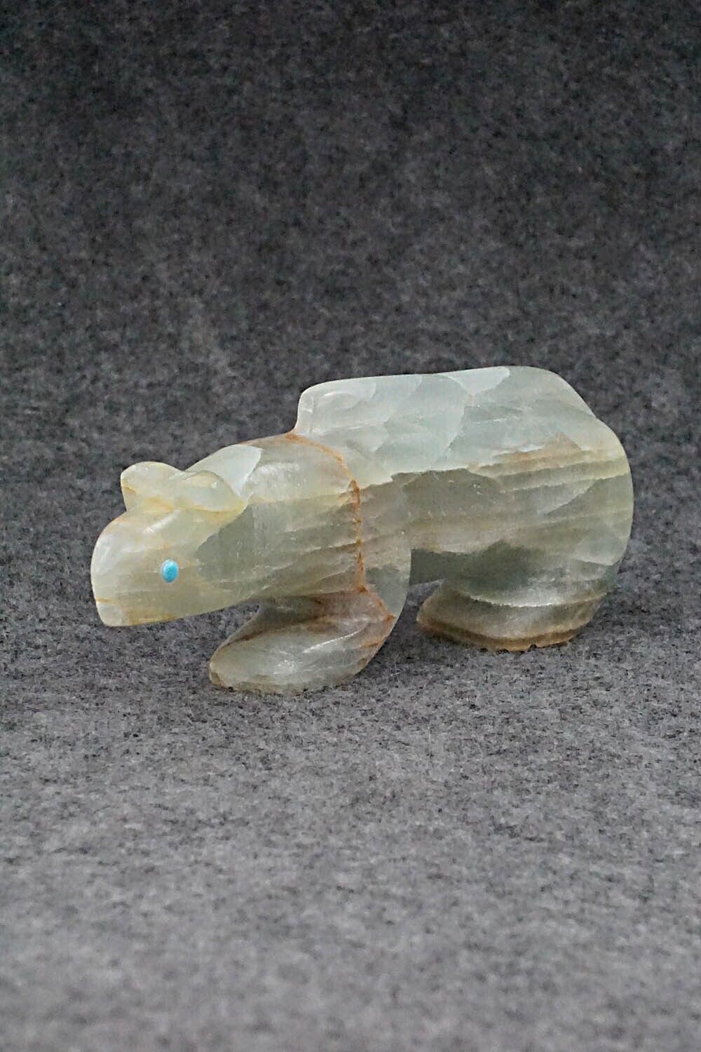 Mountain Lion Zuni Fetish Carving - Ronnie Lunasee