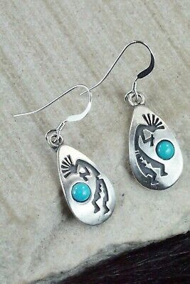 Turquoise & Sterling Silver Earrings - Sharon McCarthy