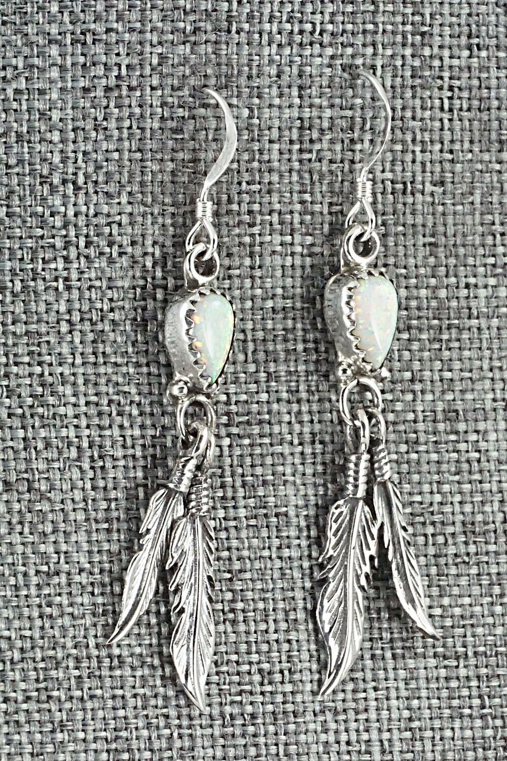 Opalite & Sterling Silver Earrings - Emery Spencer