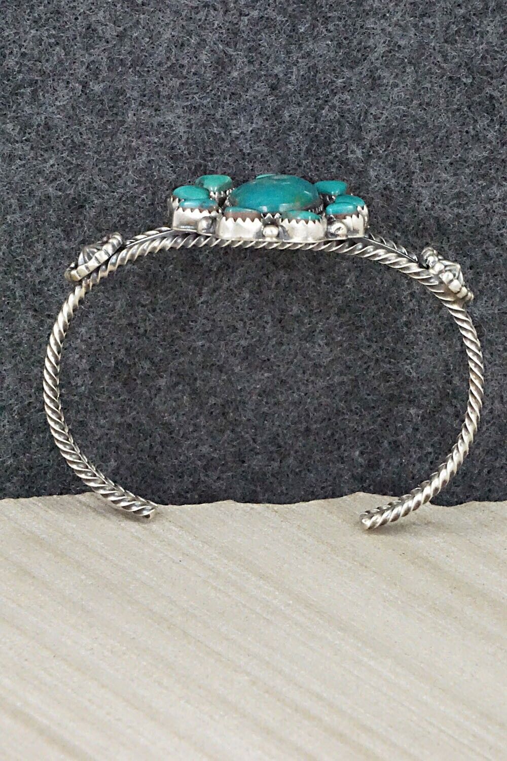 Turquoise & Sterling Silver Bracelet - Roberta Begay