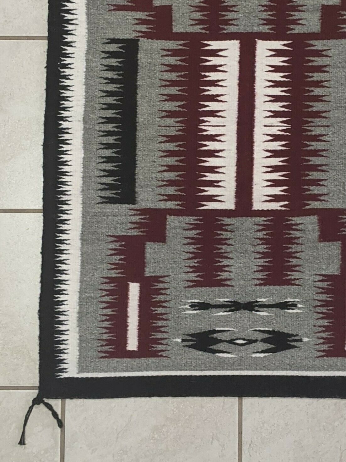 Navajo Handwoven Rug - 37.5in x 27in - Annie T. Jones - High Lonesome Trading