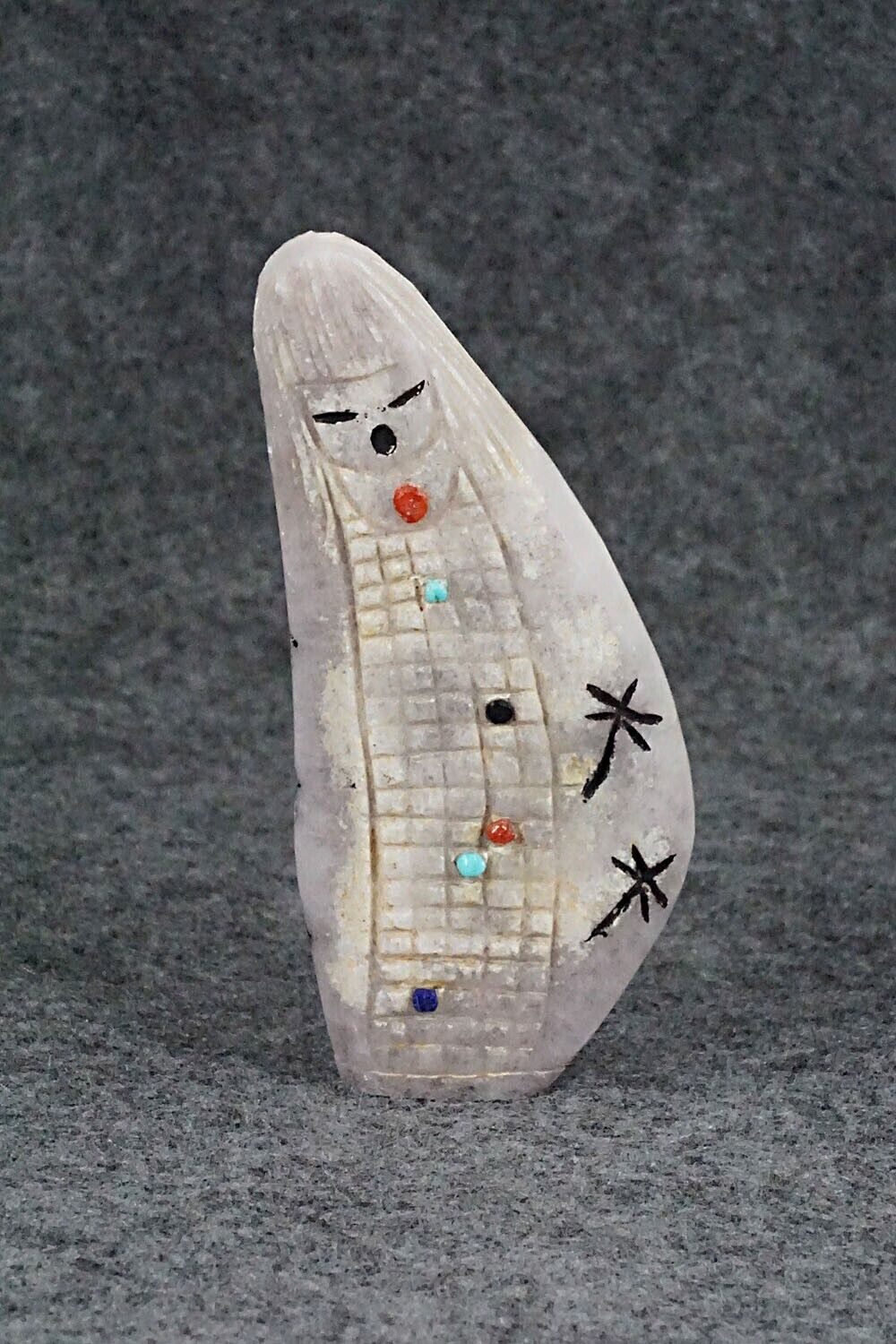 Corn Maiden Zuni Fetish Carving - Sandra Quandelacy