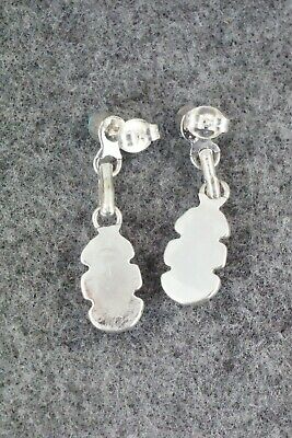 Multi Stone Inlay & Sterling Silver Earrings - Ernest Leekela