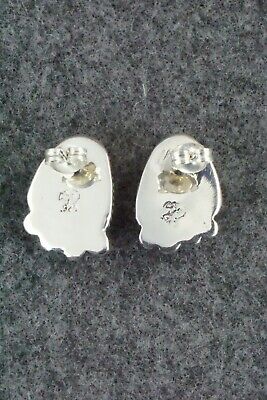 Turquoise & Sterling Silver Earrings - Verley Betone