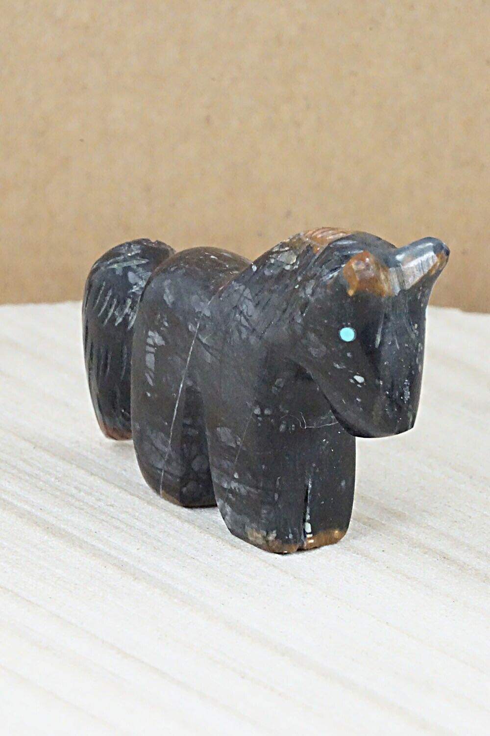 Horse Zuni Fetish Carving - Rodney Laiwakete