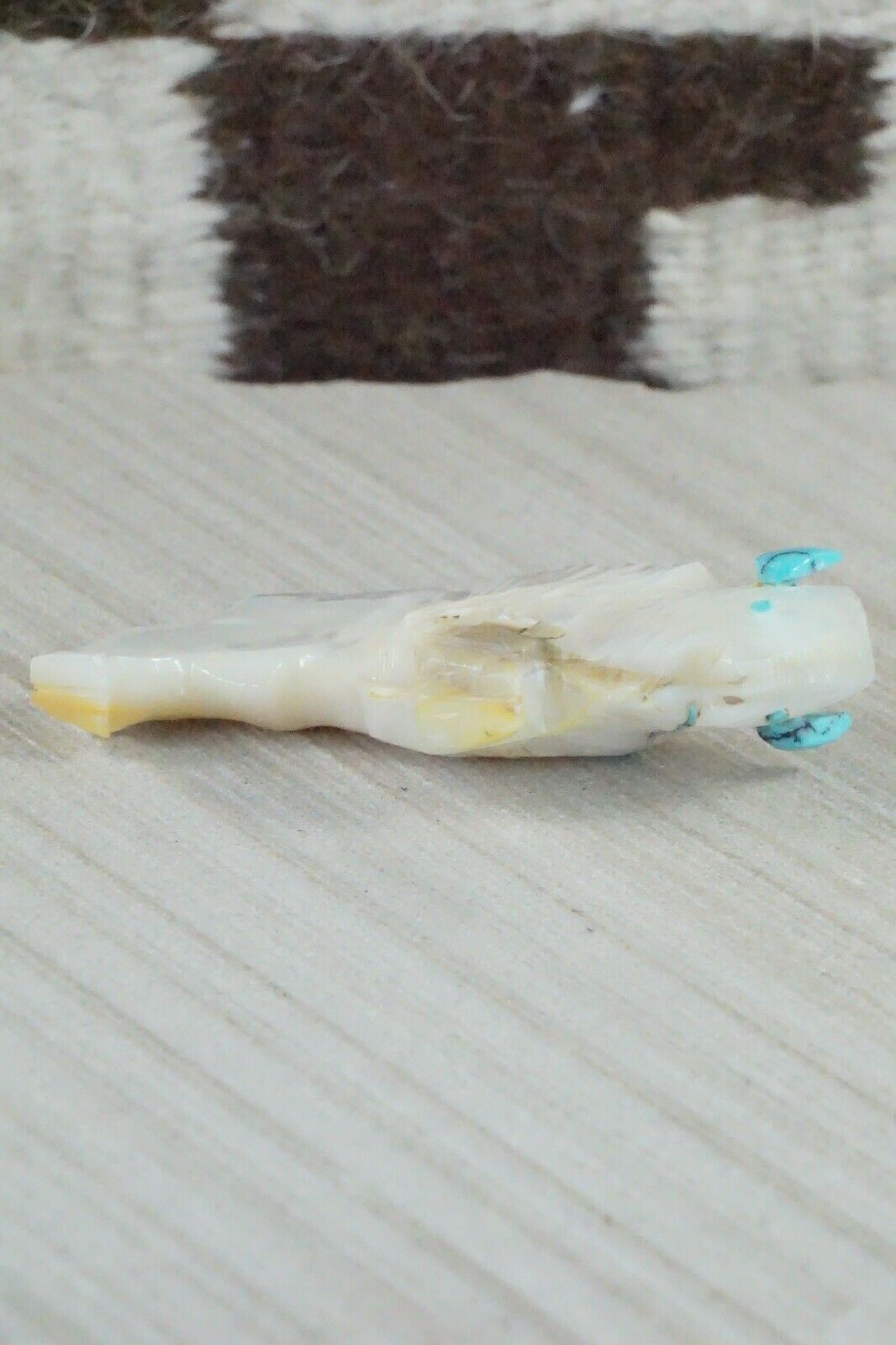 Buffalo Zuni Fetish Carving - Kevin Quam