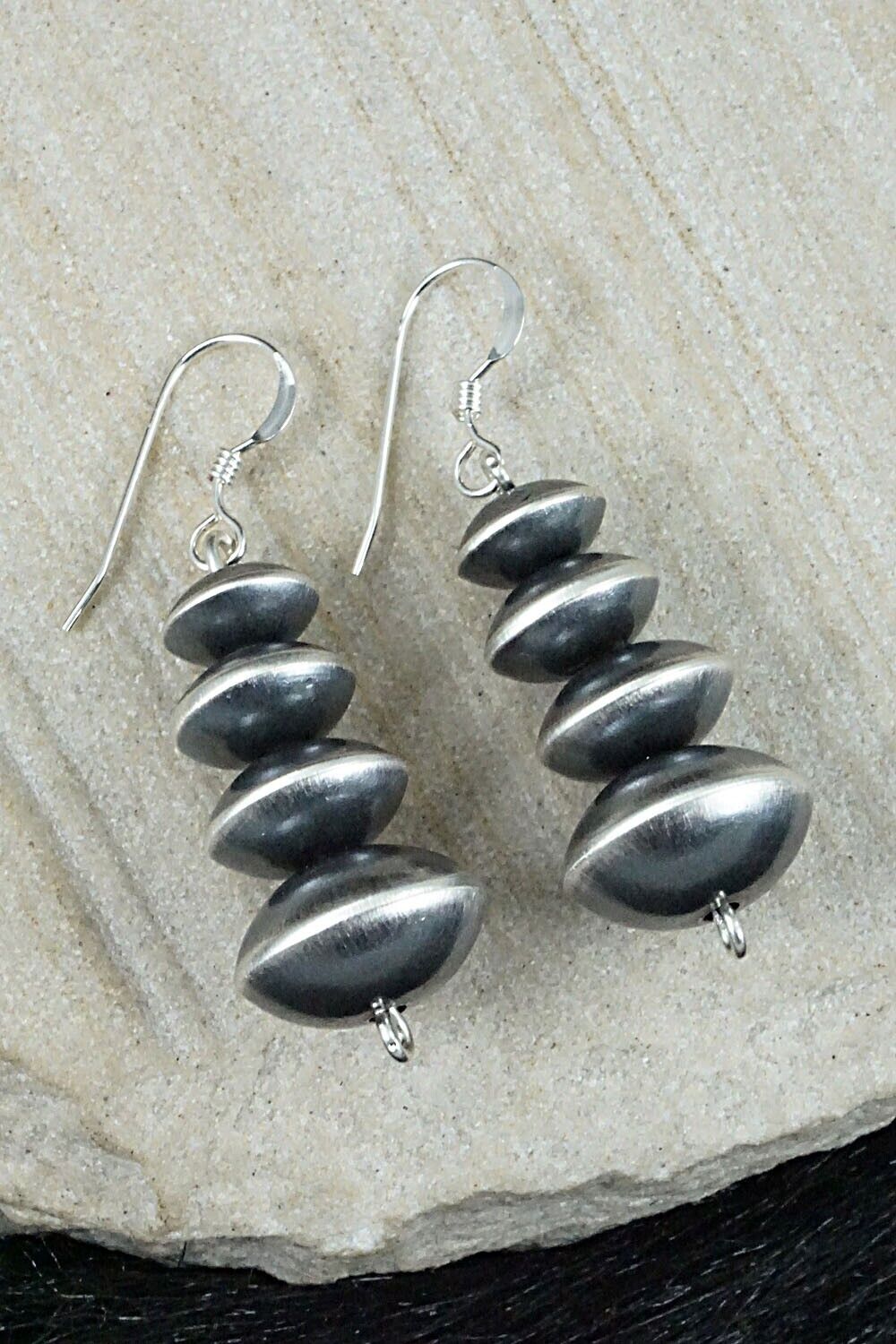Navajo Pearl Sterling Silver Necklace Set - Preston Haley