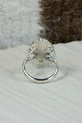 Navajo Turquoise & Sterling Silver Ring - Daniel Benally - Size 7