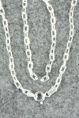 Sterling Silver Chain Necklace - Sterling Silver 20"
