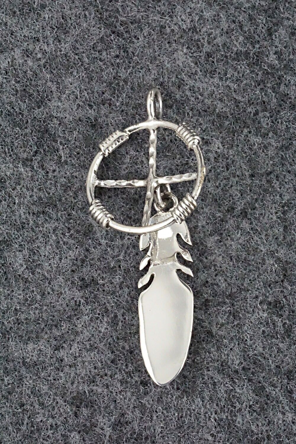 Turquoise and Sterling Silver Pendant - Sharon McCarthy