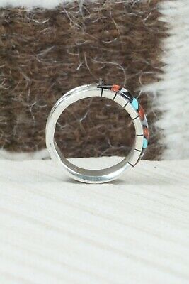 Multi Stone & Sterling Silver Ring - Phyllis Lucio - Size 8.25
