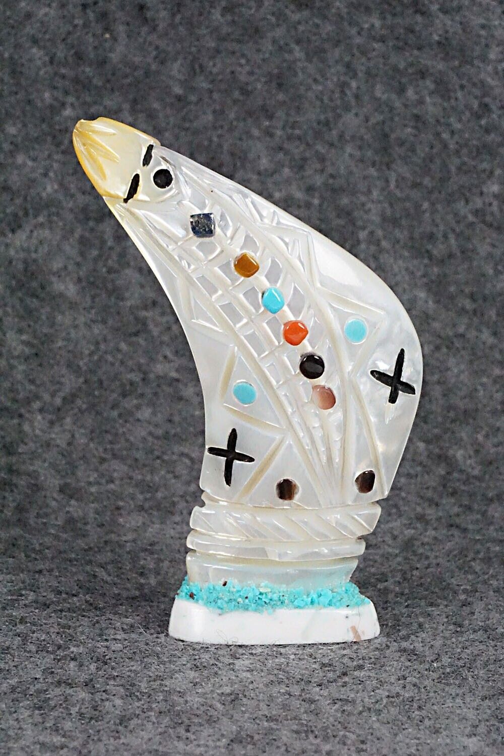 Corn Maiden Zuni Fetish Carving - Vickie Quandelacy
