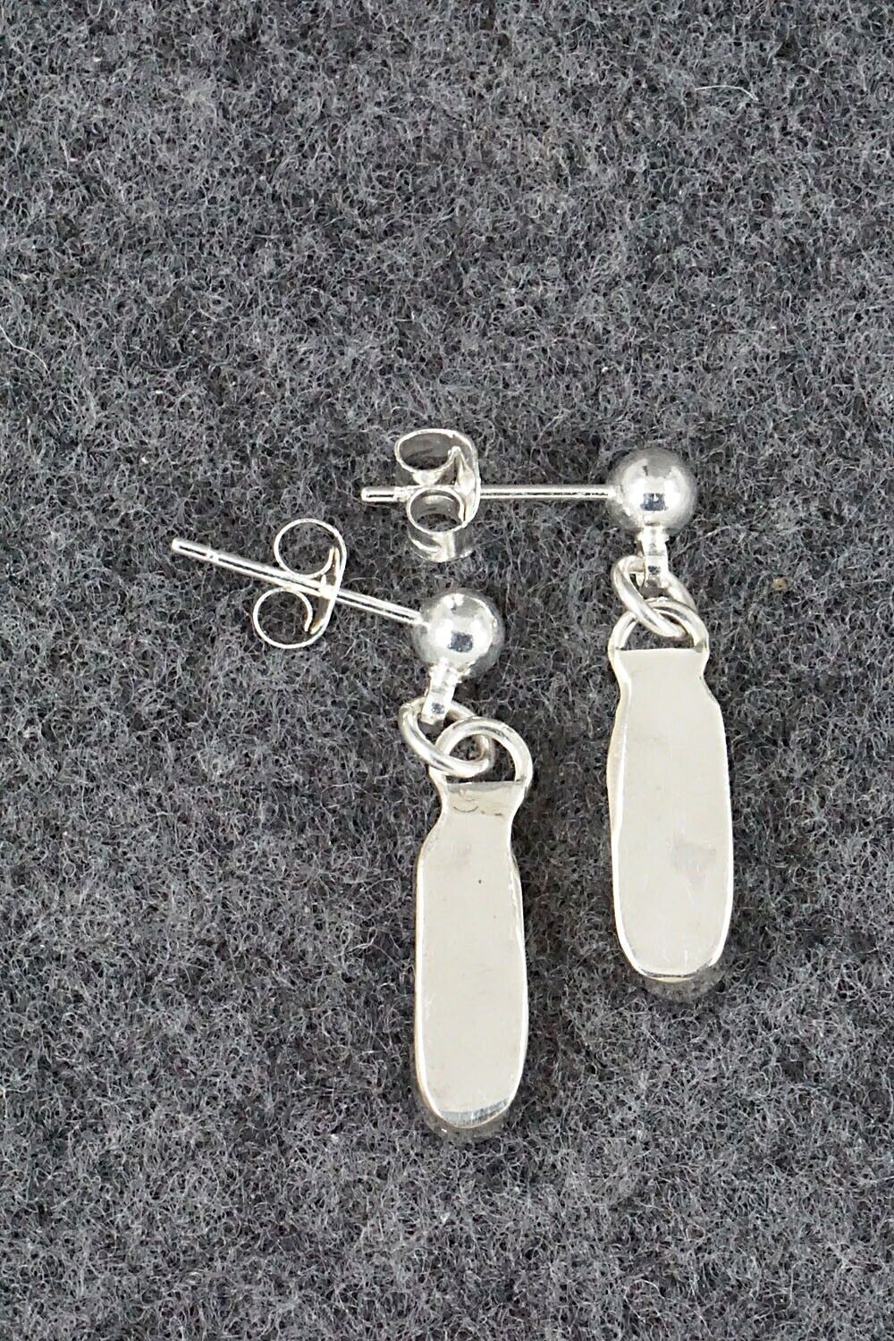 Multi Stone Inlay & Sterling Silver Earrings - Francine Chapito