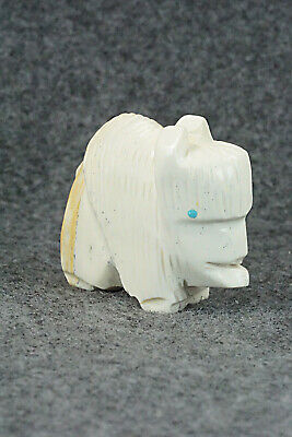 Buffalo Zuni Fetish Carving - Gilbert Lonjose