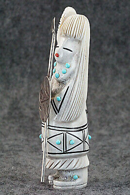 Hunter Zuni Fetish Carving - Claudia Peina