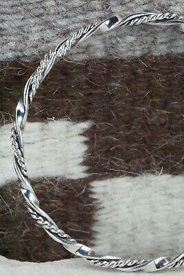 Sterling Silver Bangle - Elaine Tahe