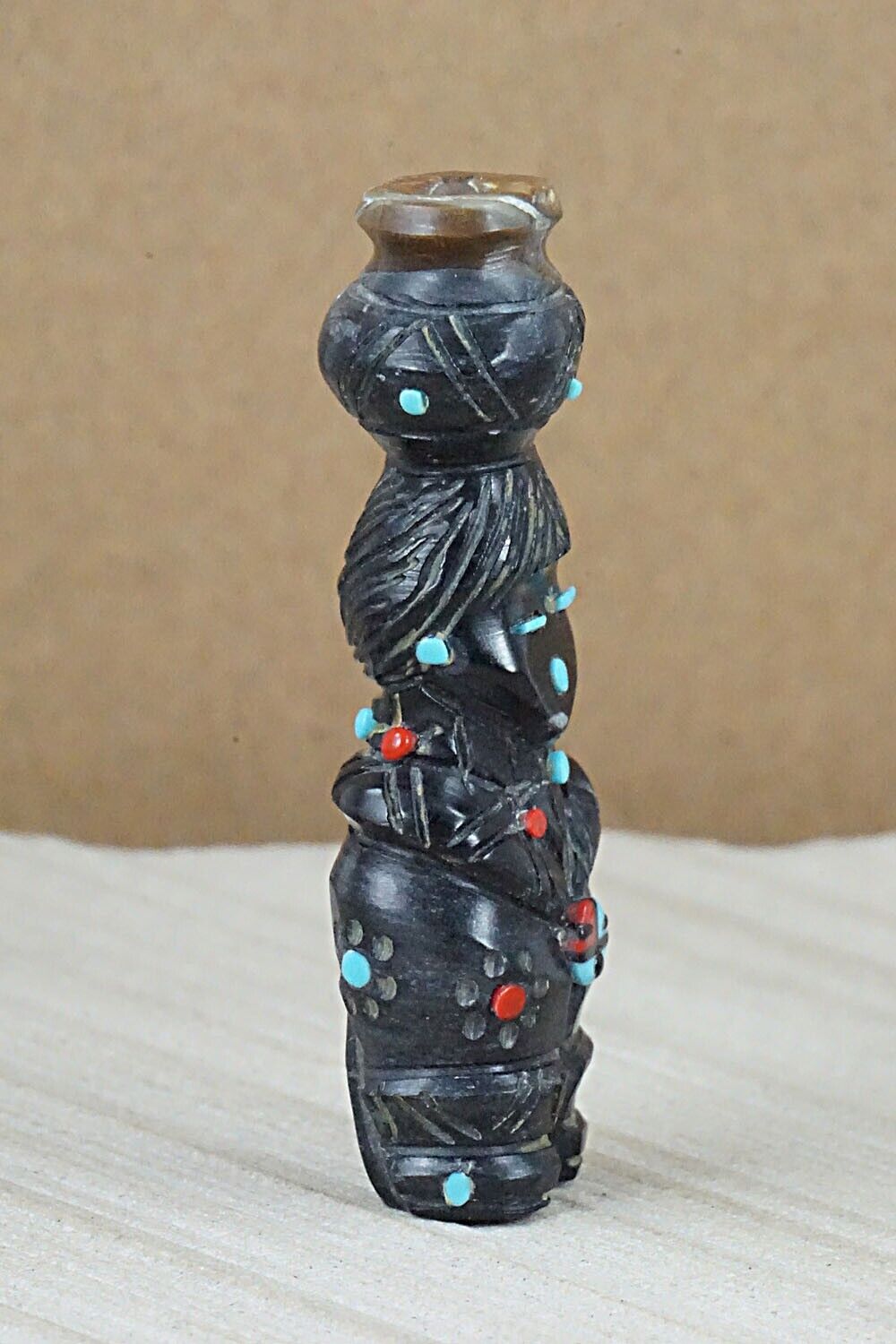 Ola Maiden Zuni Fetish Carving - Danette Laate