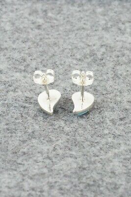 Turquoise & Sterling Silver Earrings - Sara Halusewa