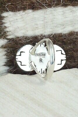 Turquoise and Sterling Silver Ring - Ray Jack - Size 9.5