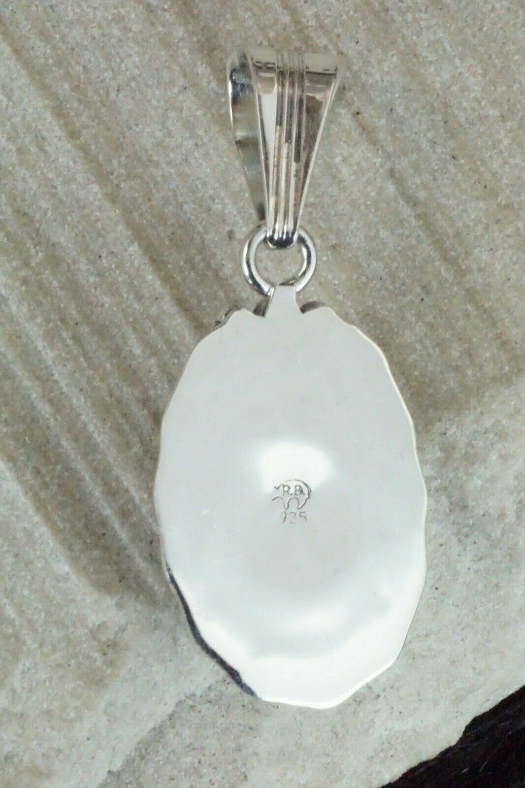 Turquoise & Sterling Silver Pendant - Samuel Yellowhair