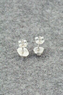 Coral & Sterling Silver Earrings - Roselene Joe