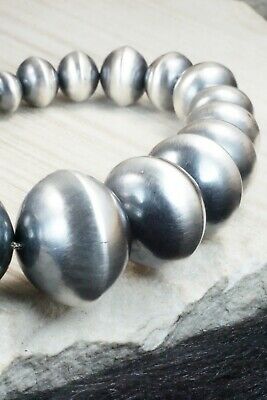 Sterling Silver Navajo Pearl Necklace & Earrings - Tonisha Haley