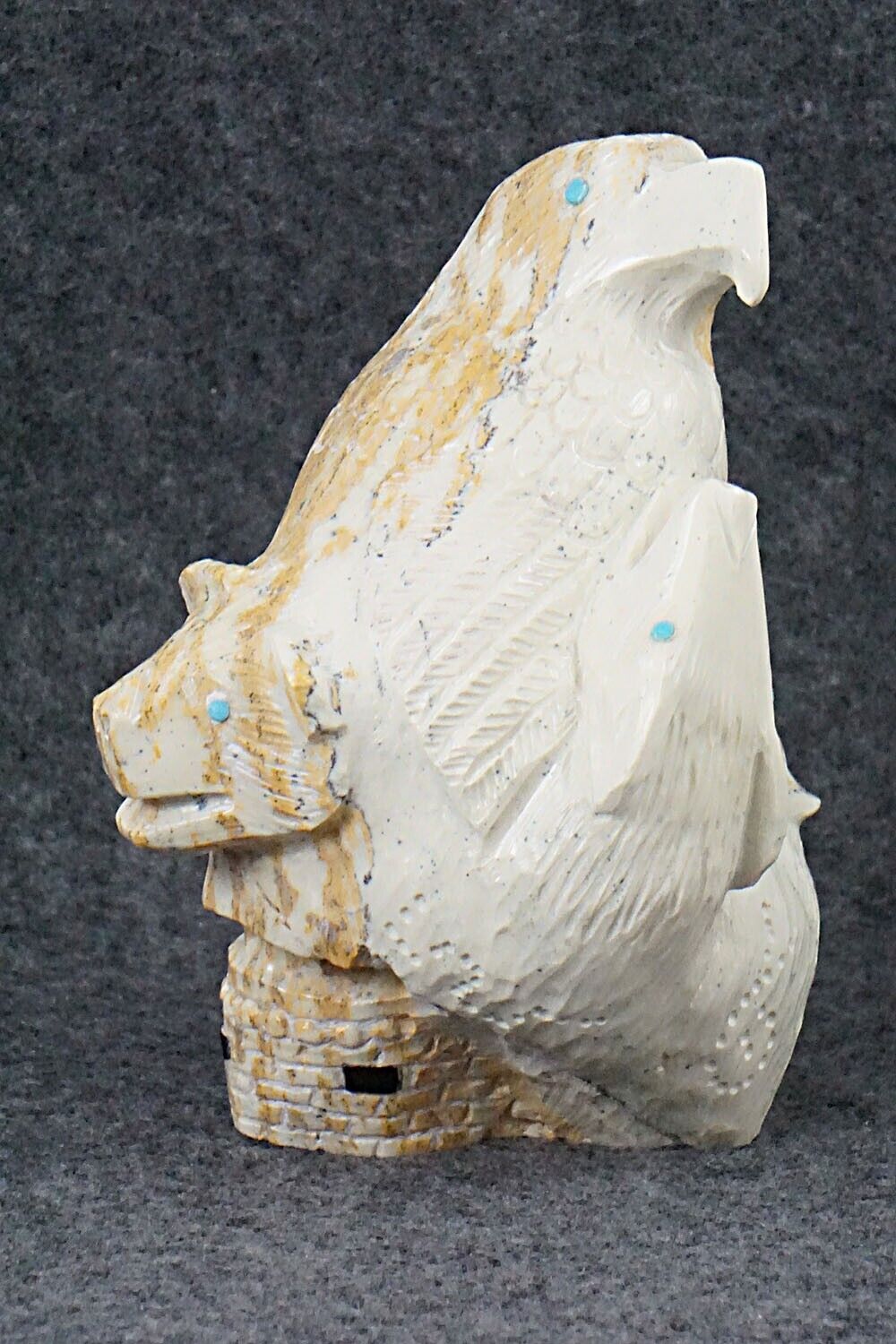 Six Direction Zuni Fetish Carving - Derrick Kaamasee