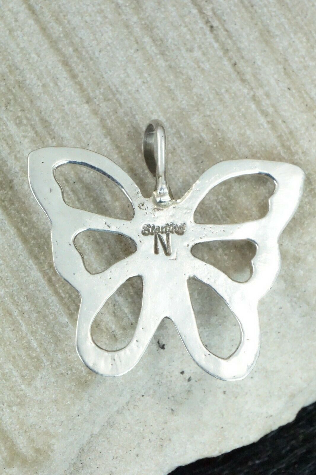Spiny Oyster & Sterling Silver Pendant - Pauline Nelson