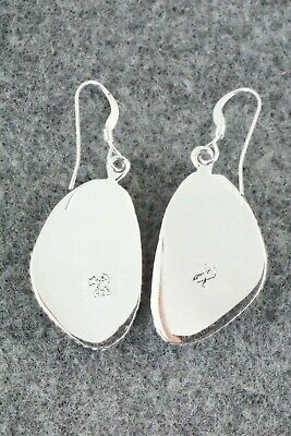 Turquoise & Sterling Silver Earrings - Lee Shorty
