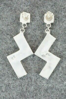 Turquoise & Sterling Silver Earrings - Richard Begay