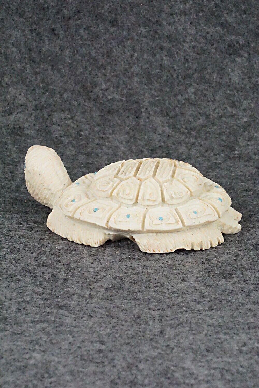 Turtle Zuni Fetish Carving - Adrian Cachini