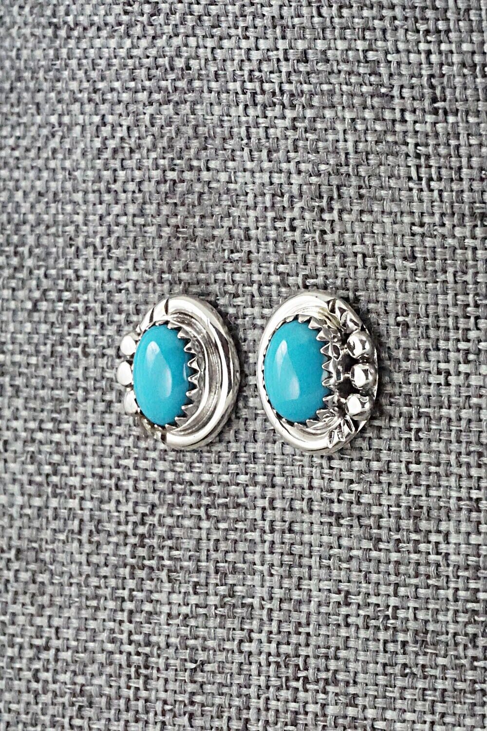 Turquoise & Sterling Silver Earrings - Rita Largo