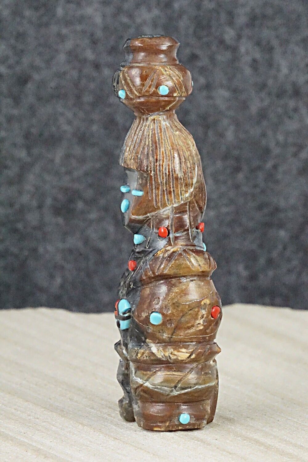 Ola Maiden Zuni Fetish Carving - Danette Laate