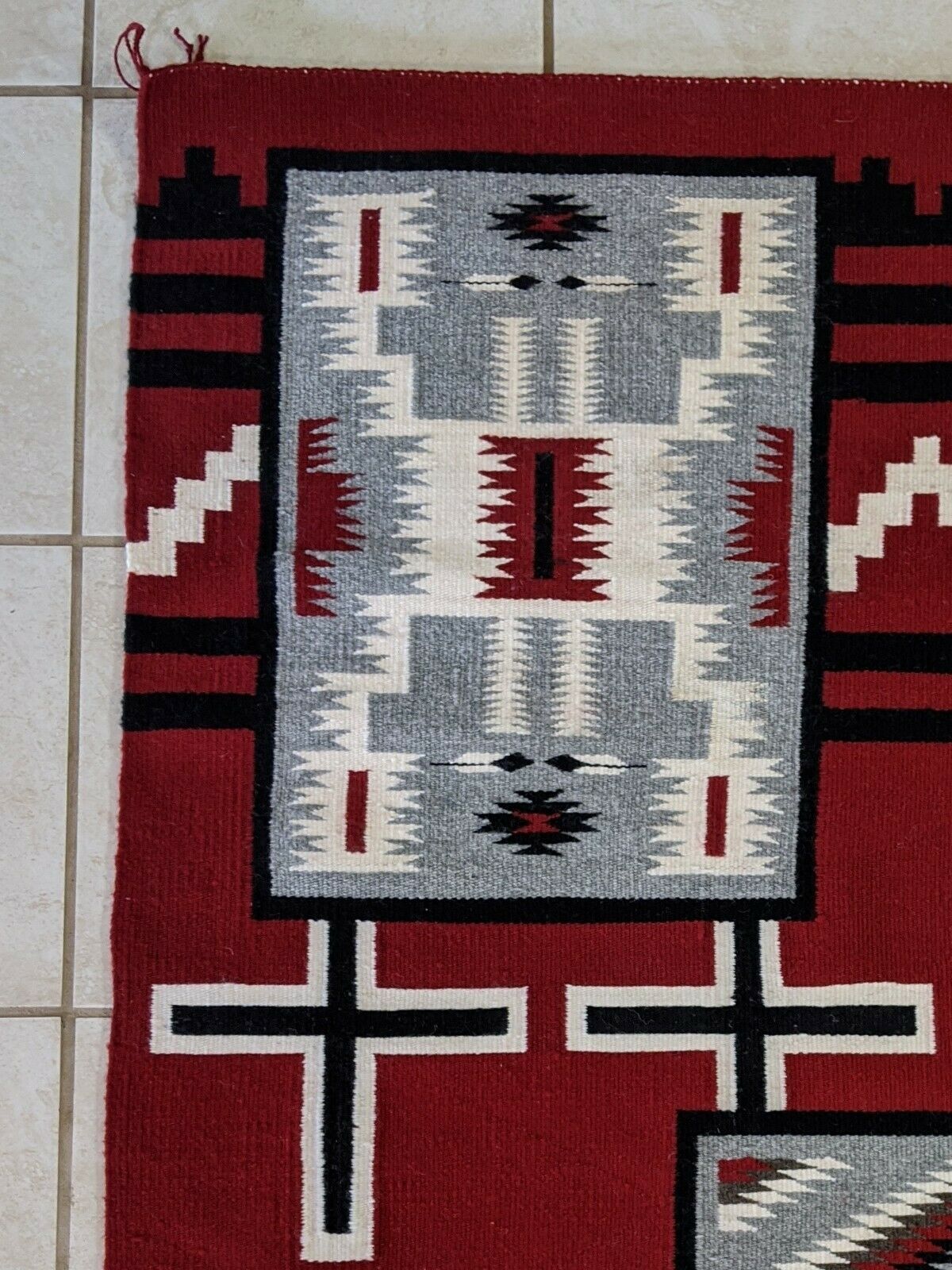 Navajo Handwoven Rug - 48.5in x 32in - Rena Klah