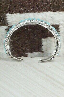 Turquoise & Sterling Silver Bracelet - Jazz Wilson - High Lonesome Trading