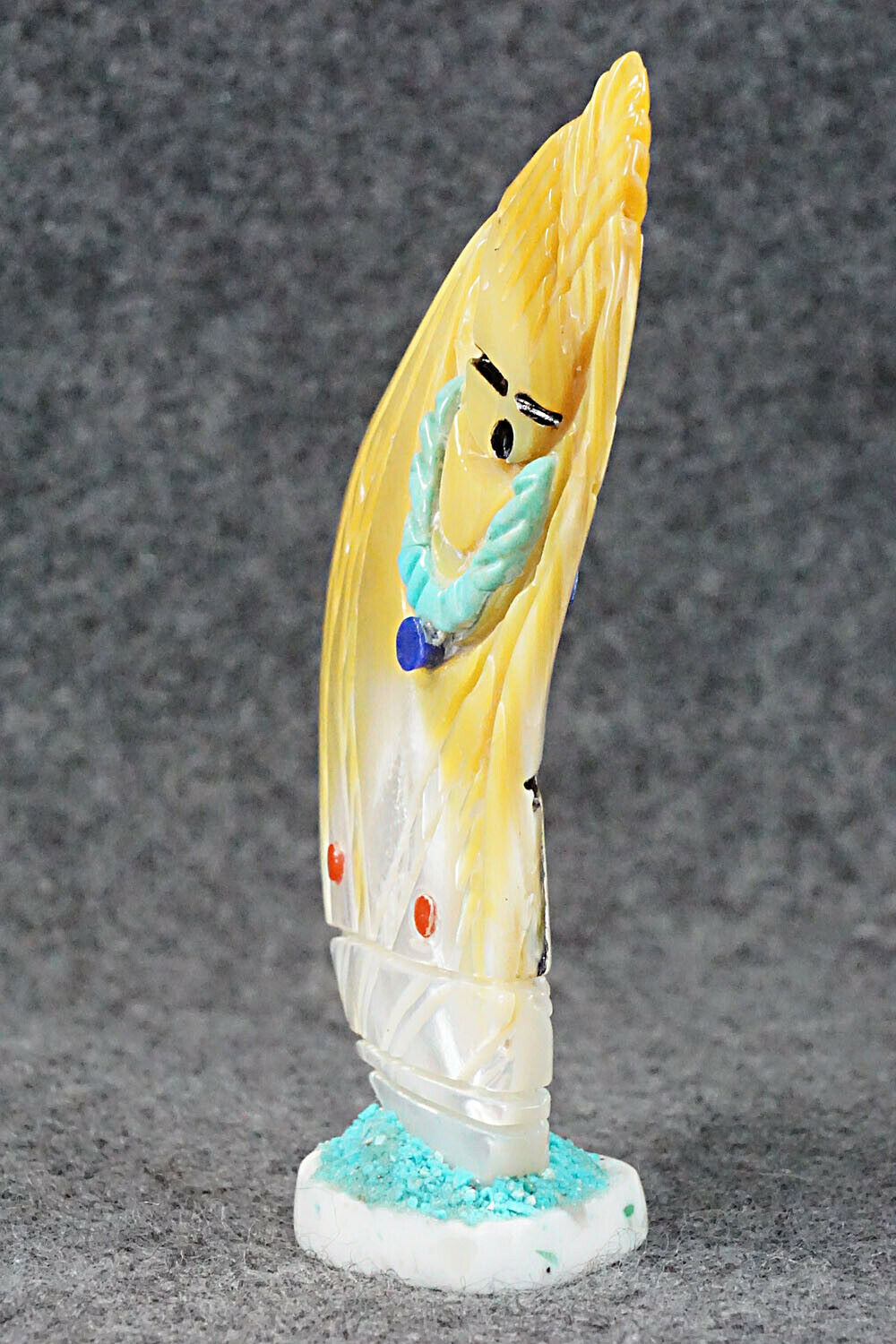Corn Maiden Zuni Fetish Carving - Vickie Quandelacy
