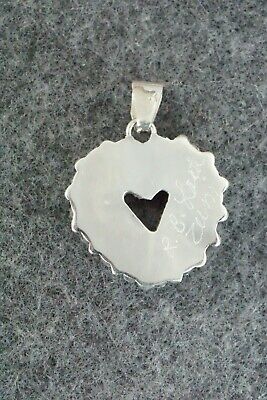 Turquoise & Sterling Silver Pendant - Rebecca B. Laate