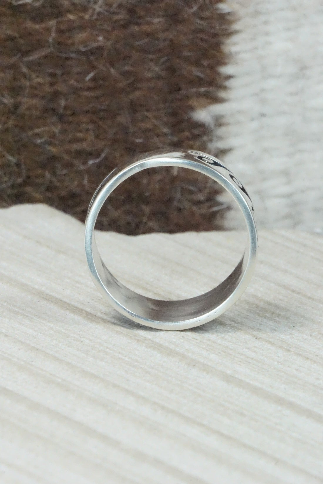 Sterling Silver Ring - Timothy Mowa - Size 12