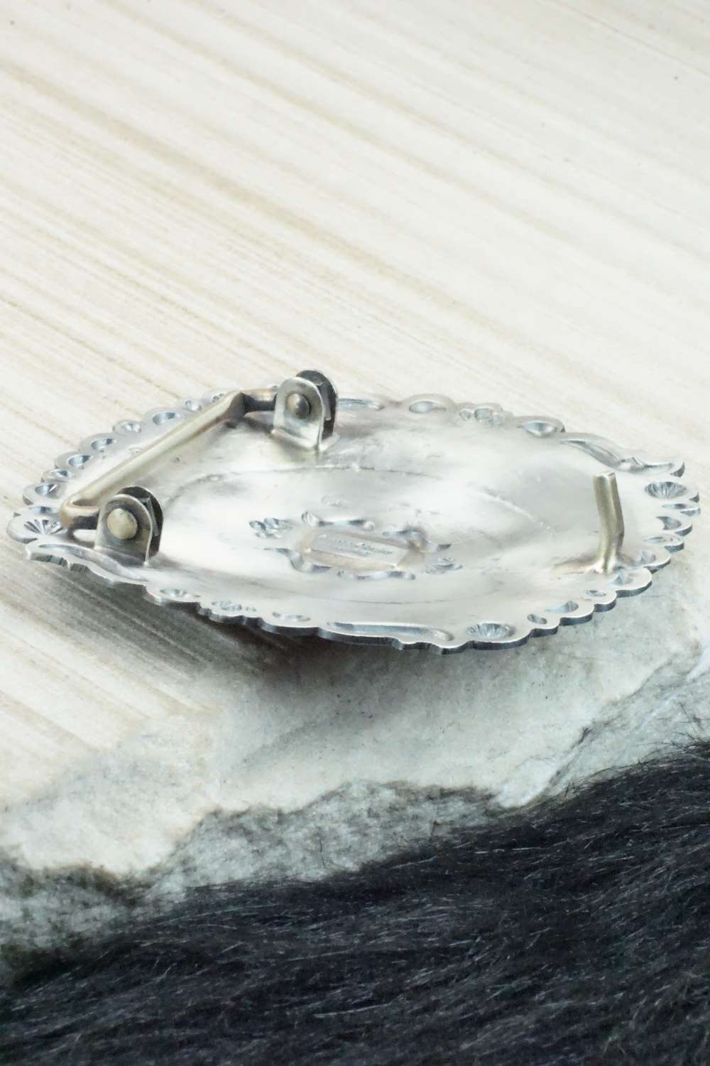Sterling Silver Belt Buckle - Eugene Charley