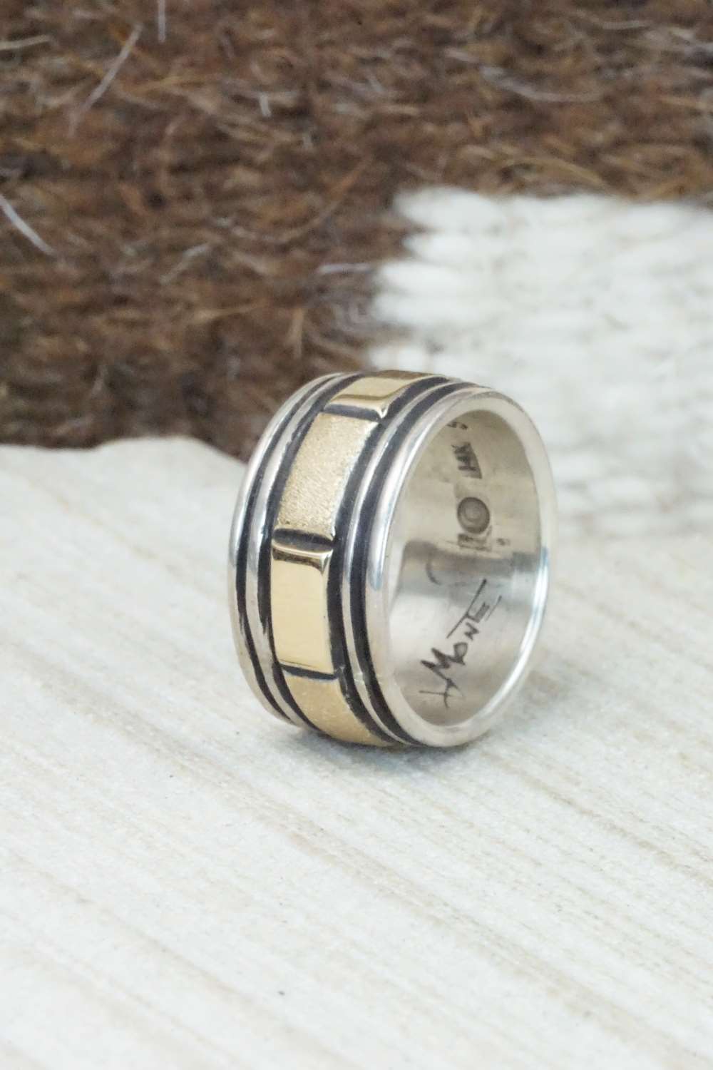 Sterling Silver Ring - Alvin Monte - Size 5.5