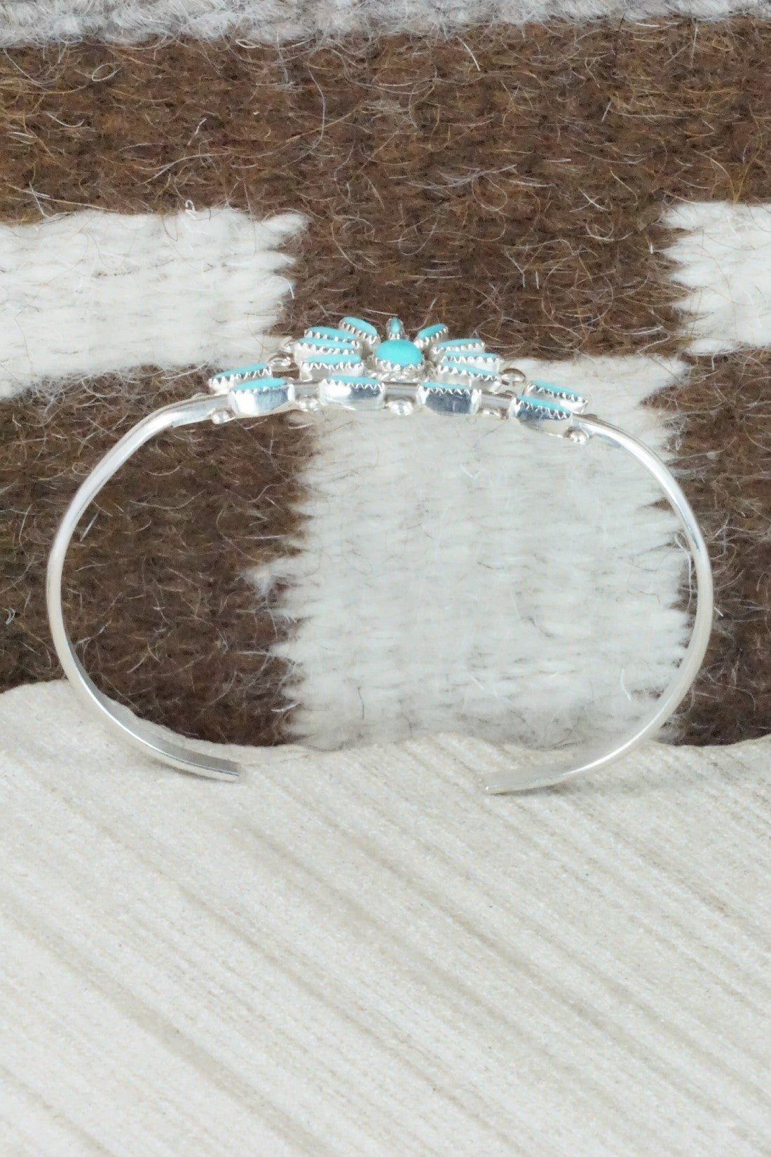 Turquoise & Sterling Silver Bracelet - Rena Cachina
