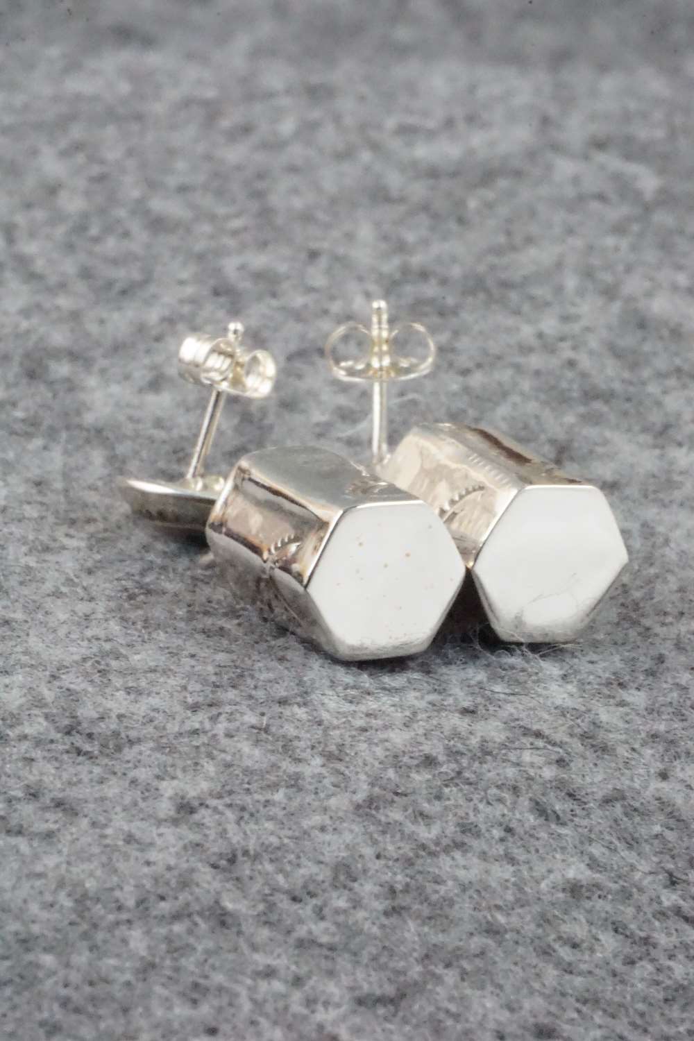 Sterling Silver Earrings - Kim Yazzie