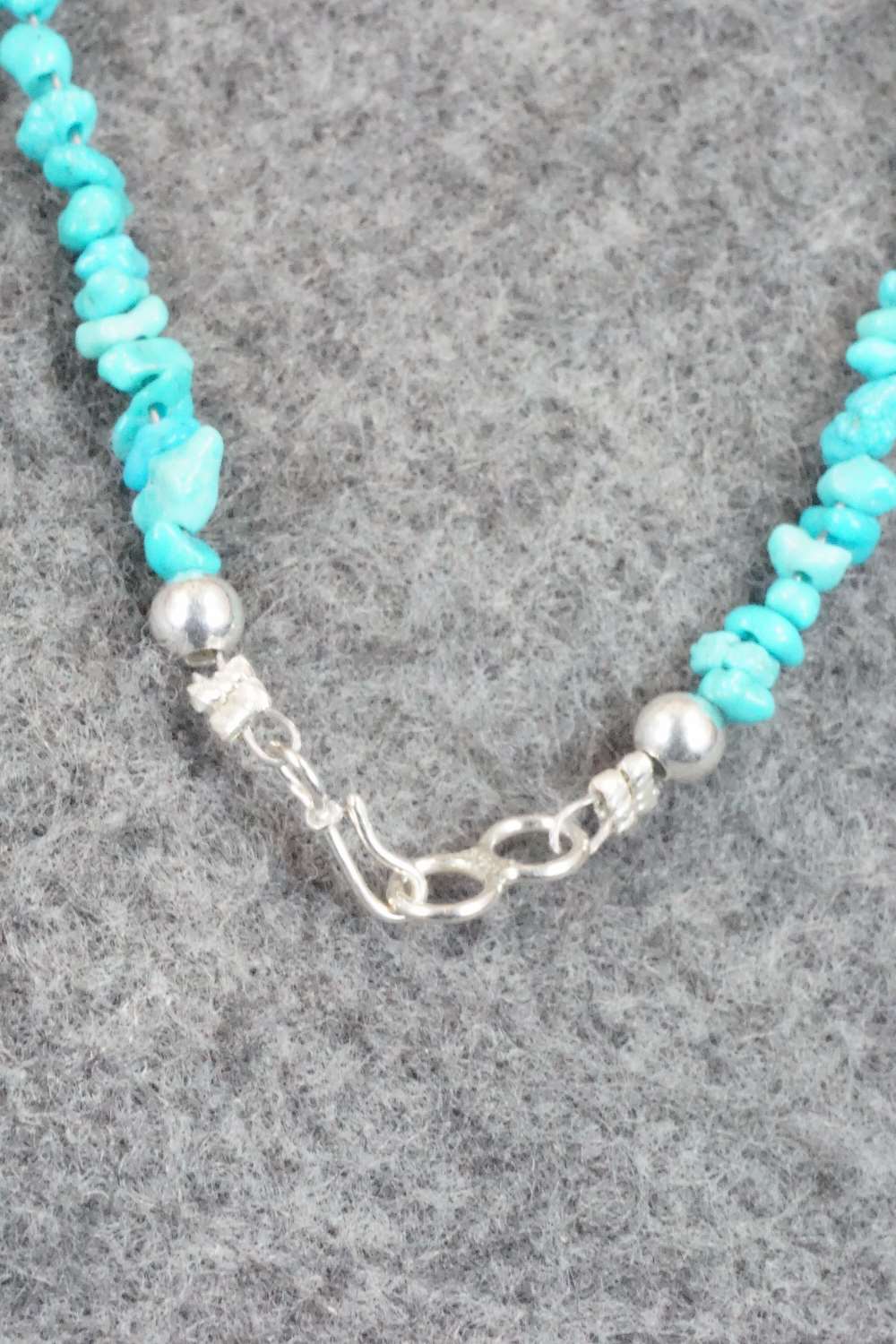 Turquoise & Sterling Silver Necklace - Doreen Jake